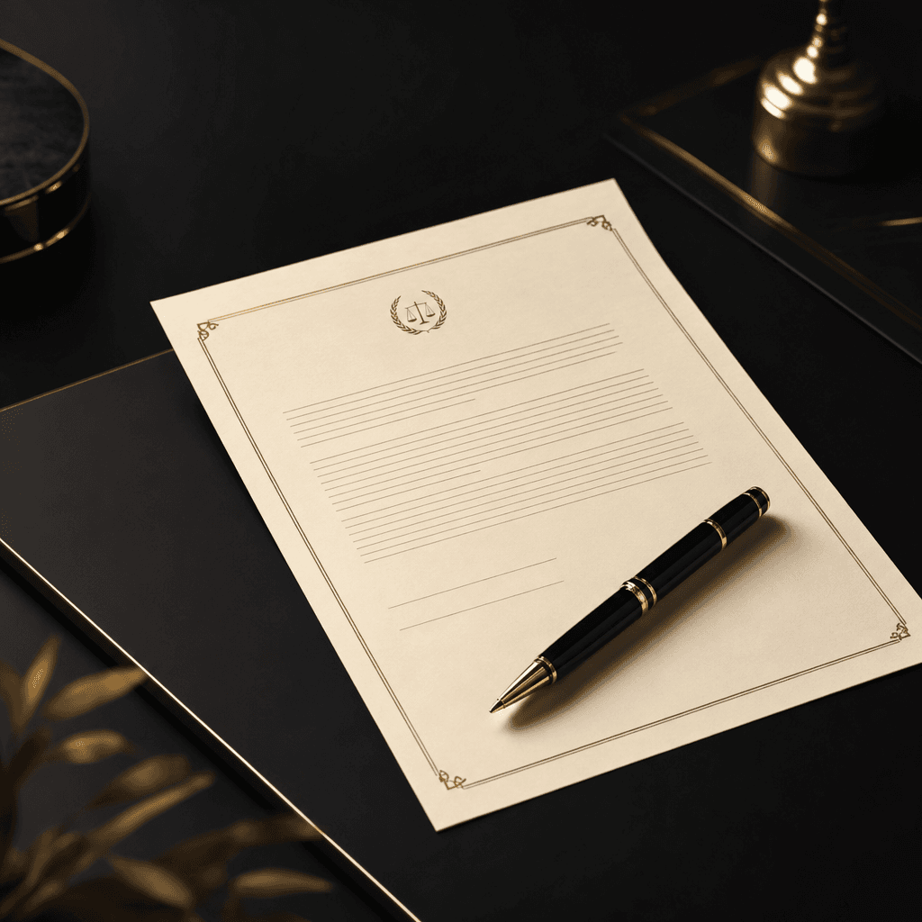 Contrato de trabalho sobre a mesa, ainda sem assinatura